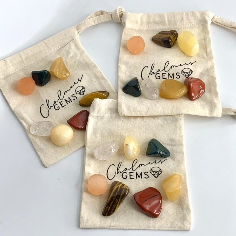 Gemstone Chakra Set In FREE Gift Bag: Energy & Endurance 7 Tumbles - Image 6