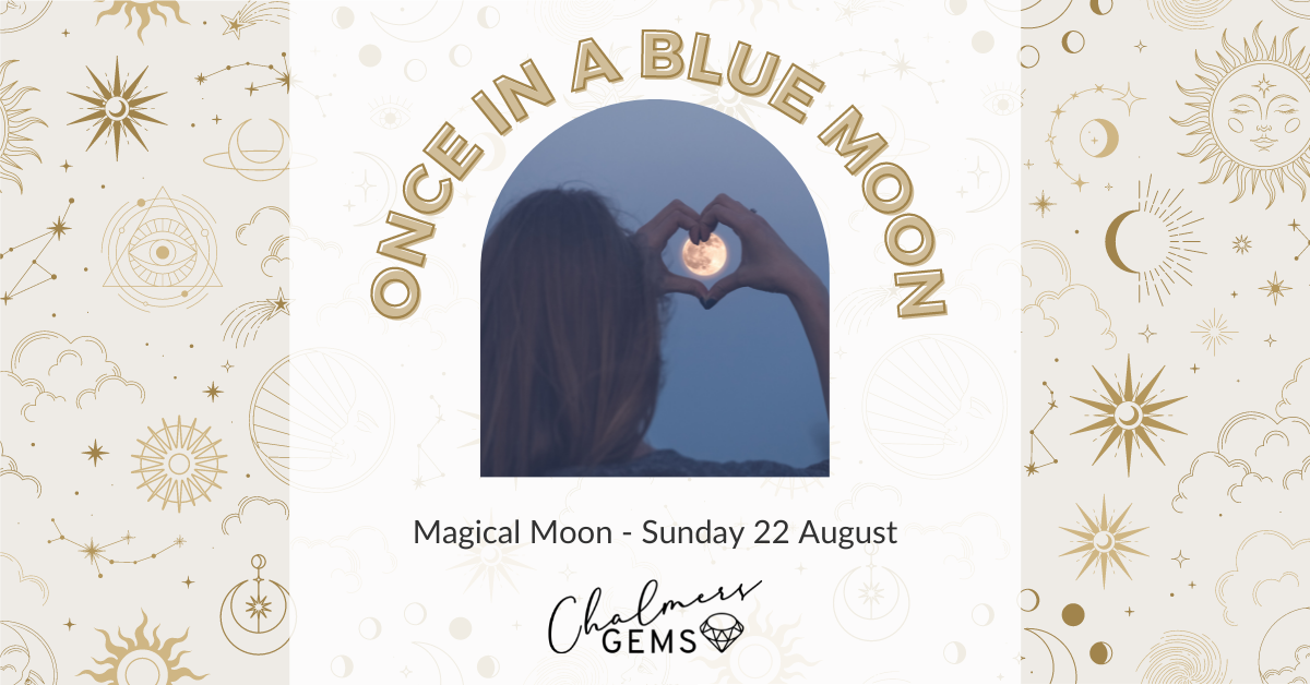 Once in a Blue Moon – Magical Full Moon for Crystal Charging