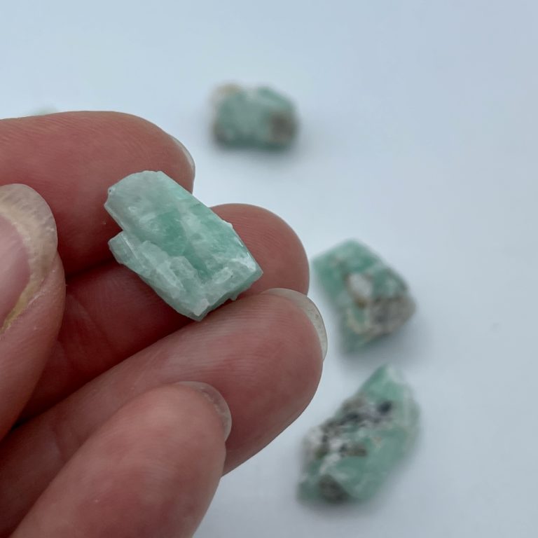 Emerald Rough Specimen Small 1 x 1.2-2cm Single Piece - Image 5
