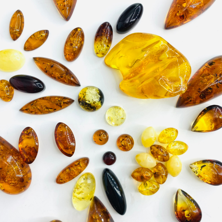 Baltic Amber Marquise Cabochons 3 Piece Pack - Image 2