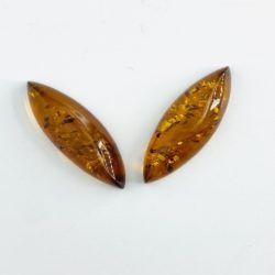 Baltic Amber Marquise Cabochon 2 Piece Pack