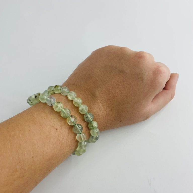 Prehnite Smooth Rounds Approx 8mm Beads 38cm Strand - Image 2