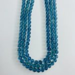 Blue Fluorite 6mm Smooth Rounds 38cm Strand