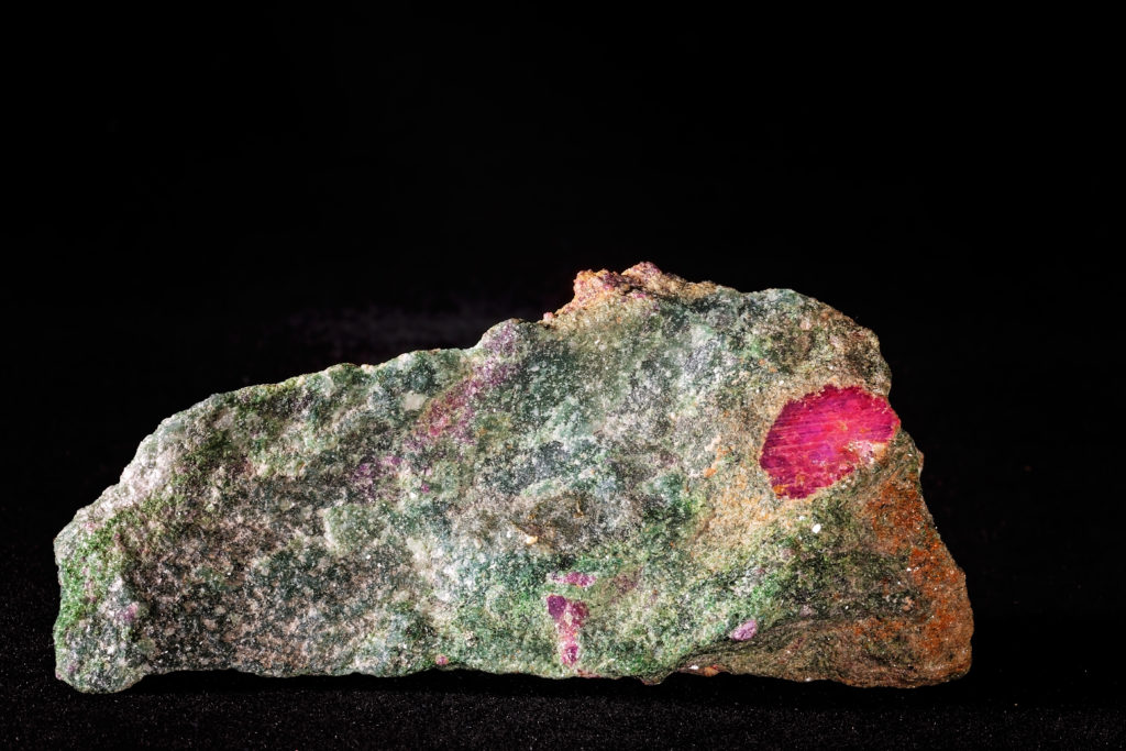 Ruby Rough with Clear Striations