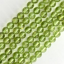Peridot 4mm Smooth Rounds 38cm Strand