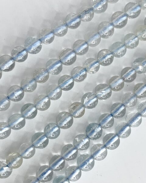 Topaz Smooth Rounds Approx 4mm Beads 38cm Strand