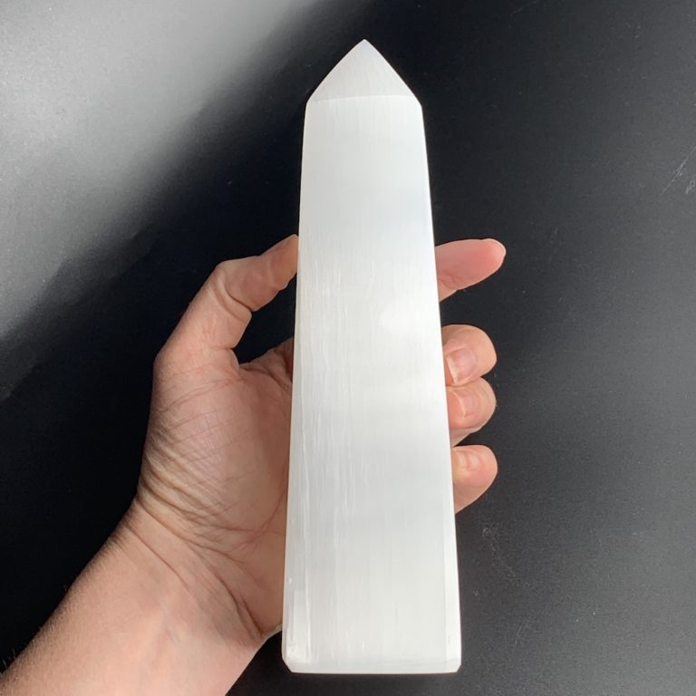 Selenite Obelisk Approx 20cm - Image 3