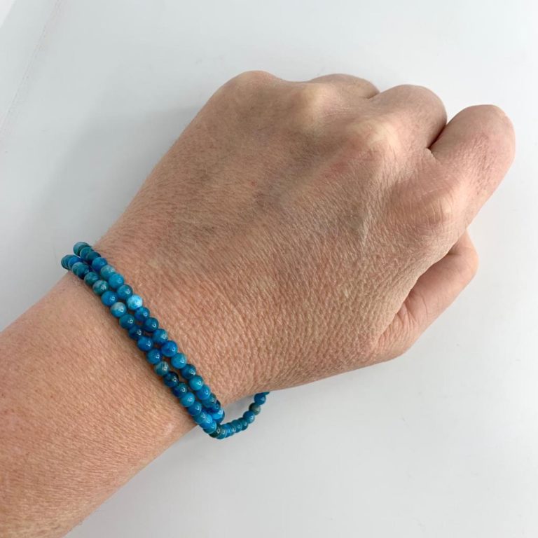 Apatite 3mm Smooth Rounds 38cm Strand - Image 4