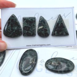 Kambaba Jasper SECONDS Cabochons Mixed Shape Top Drilled 3-4 Pieces