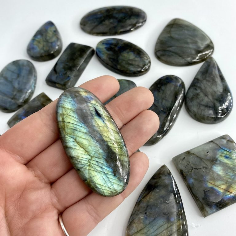 Labradorite Mixed Shape Giant Cabochon - Image 4