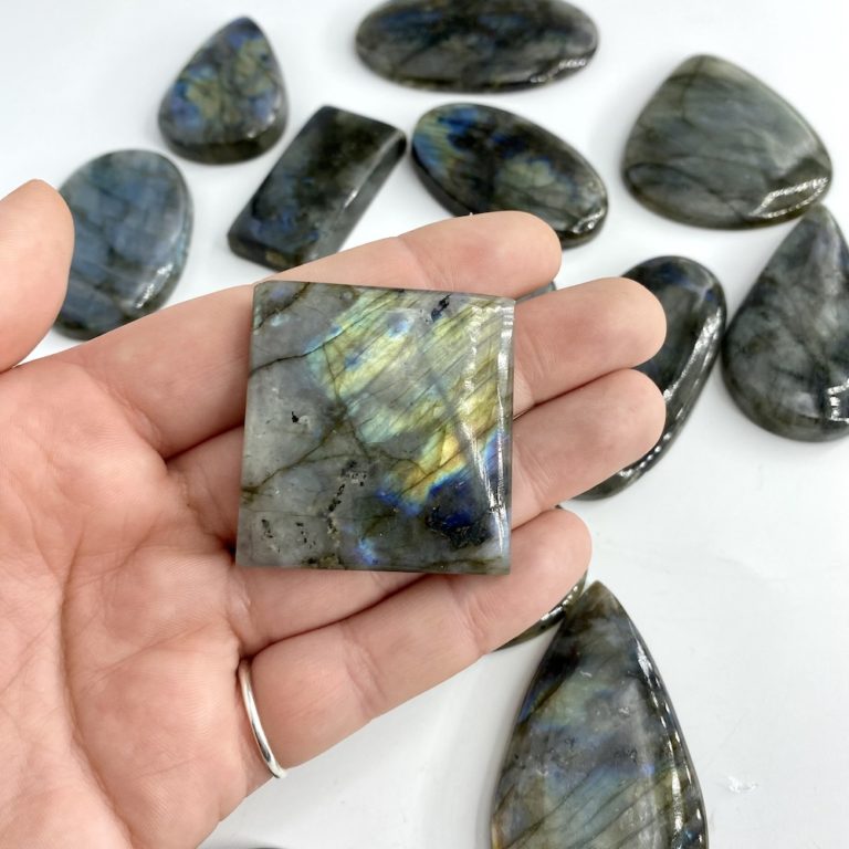 Labradorite Mixed Shape Giant Cabochon - Image 5