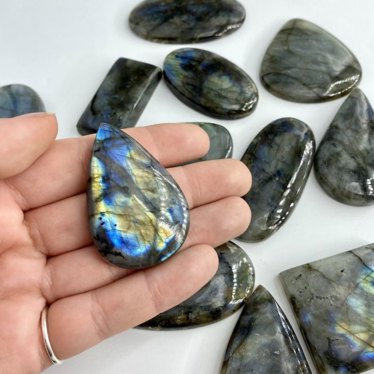 Labradorite Mixed Shape Giant Cabochon - Image 6