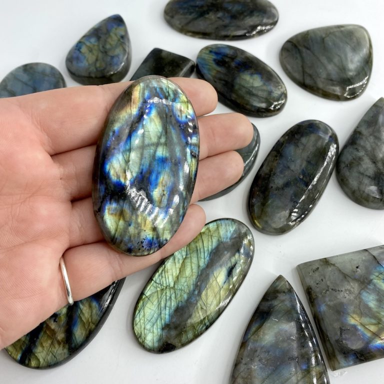 Labradorite Mixed Shape Giant Cabochon - Image 7