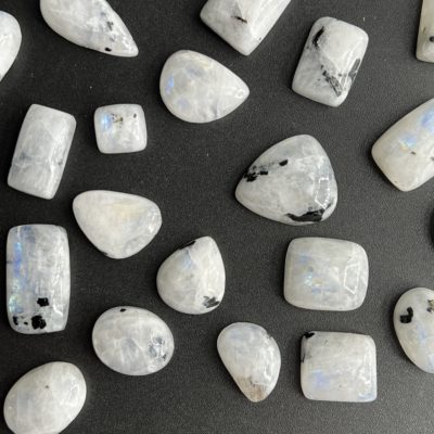 Moonstone Tourmaline Mixed Cabs 5-7 Pieces Per Pack
