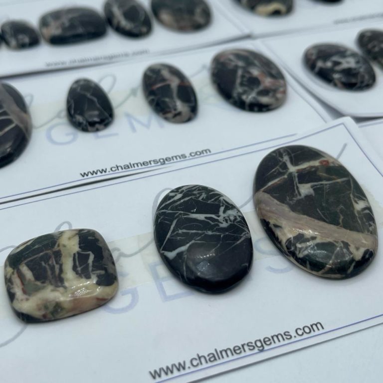 Coco Jasper SECONDS Mixed Size & Shape Top Drilled Cabochons 3 - 4 Piece Pack - Image 5
