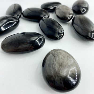 Silver Obsidian Palmstone Approx 50 x 30 x 15cm