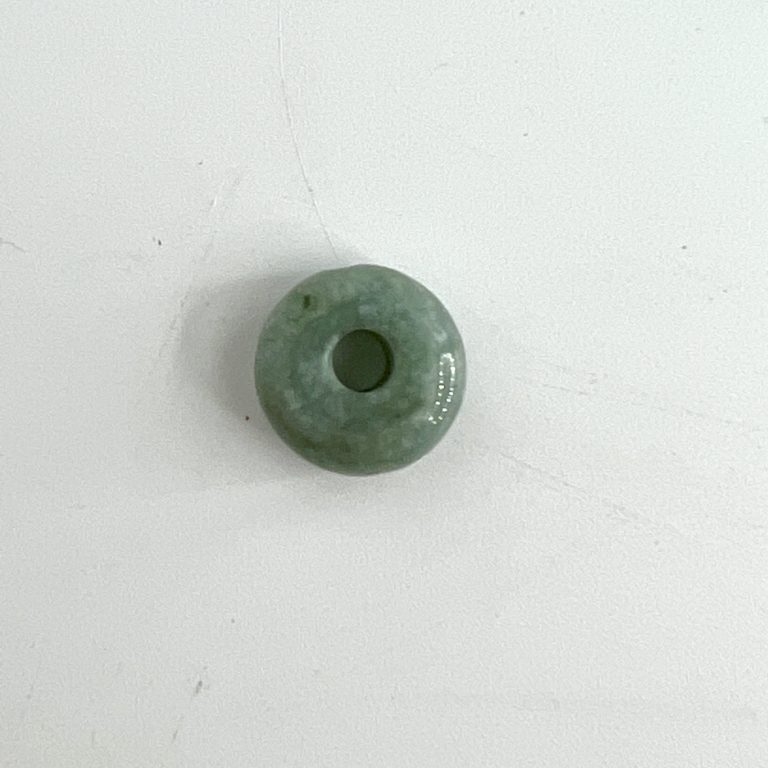 Jadeite Chunky Drilled Donut Approx 1.5 x 1.5 x 0.5mm - Image 5