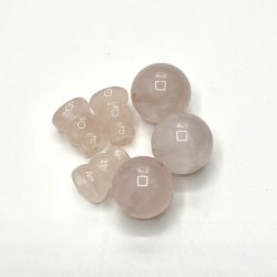 Rose Quartz 3x Guru Beads 6 Piece Pack