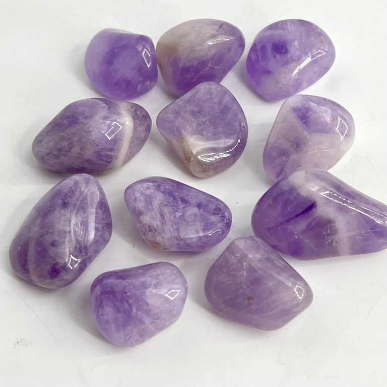 Lavender Amethyst Tumble Stone Approx 3cm - Image 2