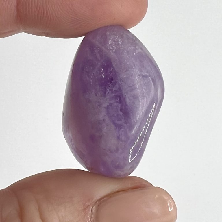 Lavender Amethyst Tumble Stone Approx 3cm - Image 3
