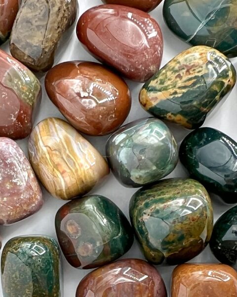 Fancy Jasper Tumble Stone Approx 3cm