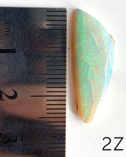 Sterling Opal Medium Long Freeform Cabochon