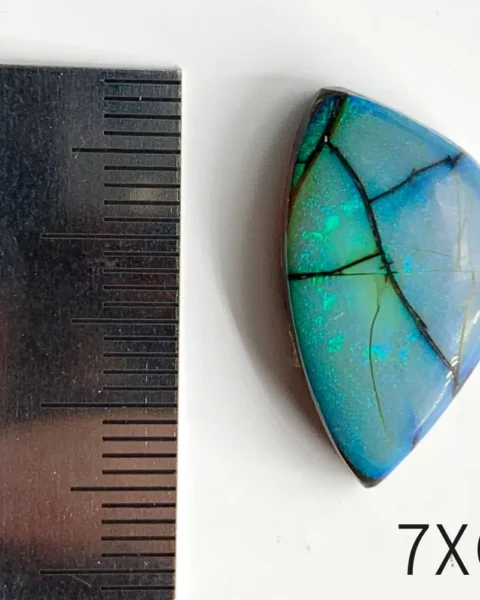 Sterling Opal Medium Wide Freeform Cabochon