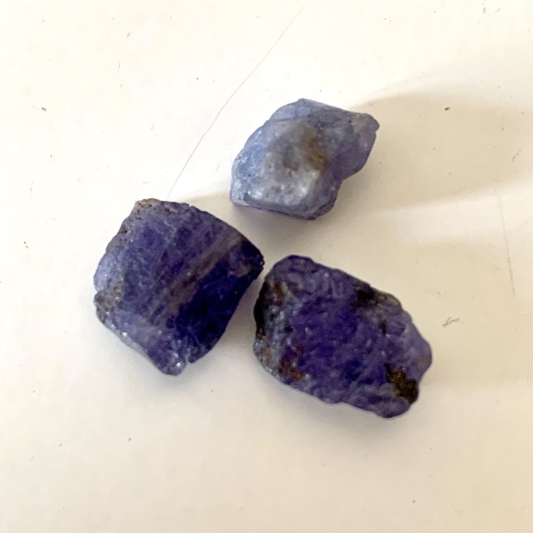 Tanzanite Rough Nuggets 3 Piece Pack - Image 2