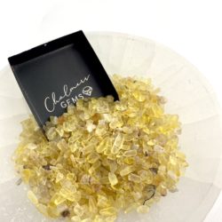 Yellow Fluorite Chips Approx 50g