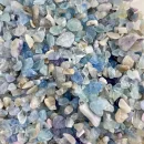 Pastel Blue Fluorite Tiny Chips Approx 50g