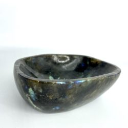 Labradorite Bowl Approx 11 x 8.5 x 4.5cm