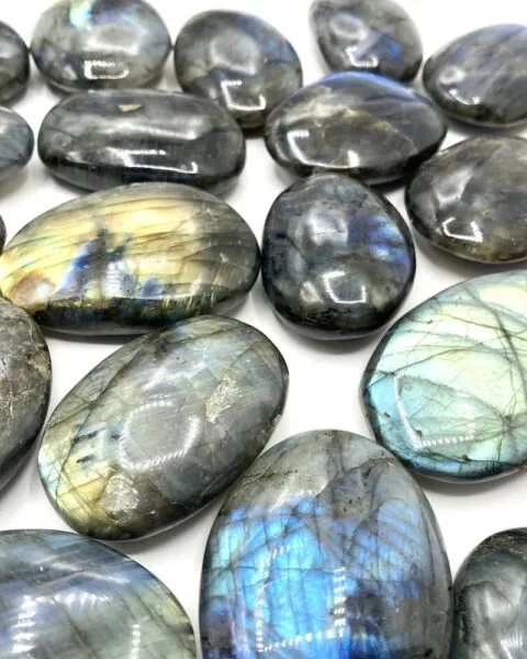 Labradorite Palmstone Approx 50 x 40 x 10mm