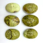 Green Opal Palmstones Approx 40 x 30 x 10mm