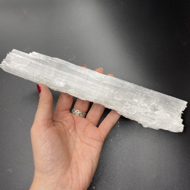 Selenite Rough Large Stick Wand Approx 24 x 4cm - Image 3