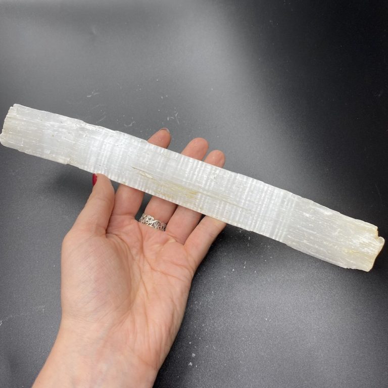 Selenite Rough Large Stick Wand Approx 24 x 4cm - Image 4