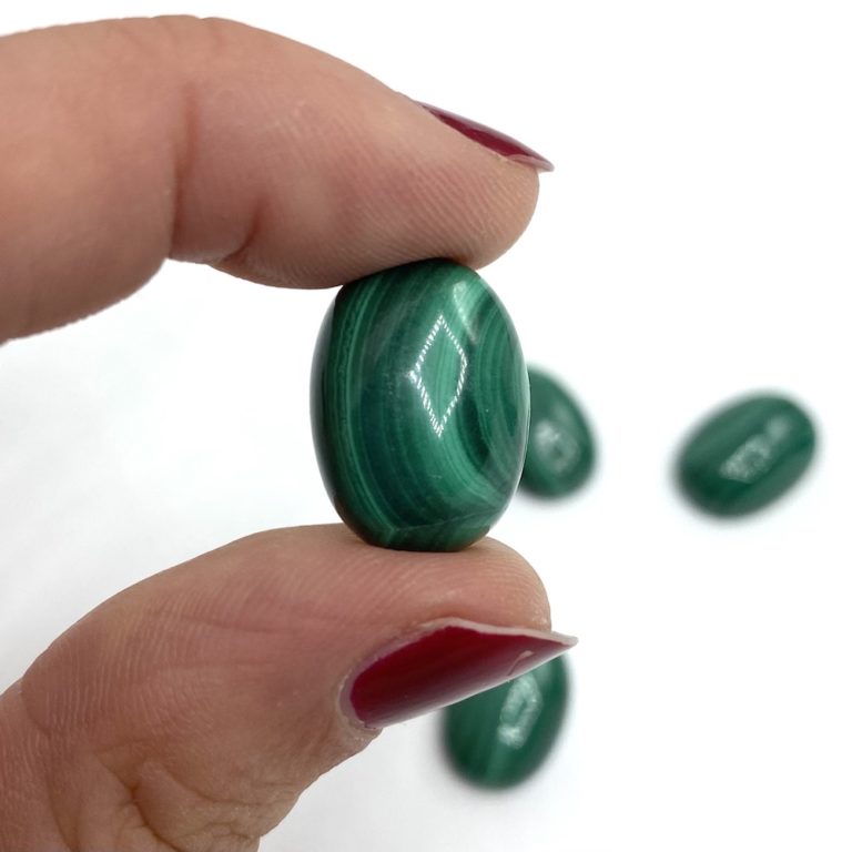 Malachite Oval Cabochon Approx 18 x 13mm - Image 7
