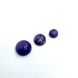 Charoite Round Cabochons 6, 8 & 10mm 3 Piece Pack