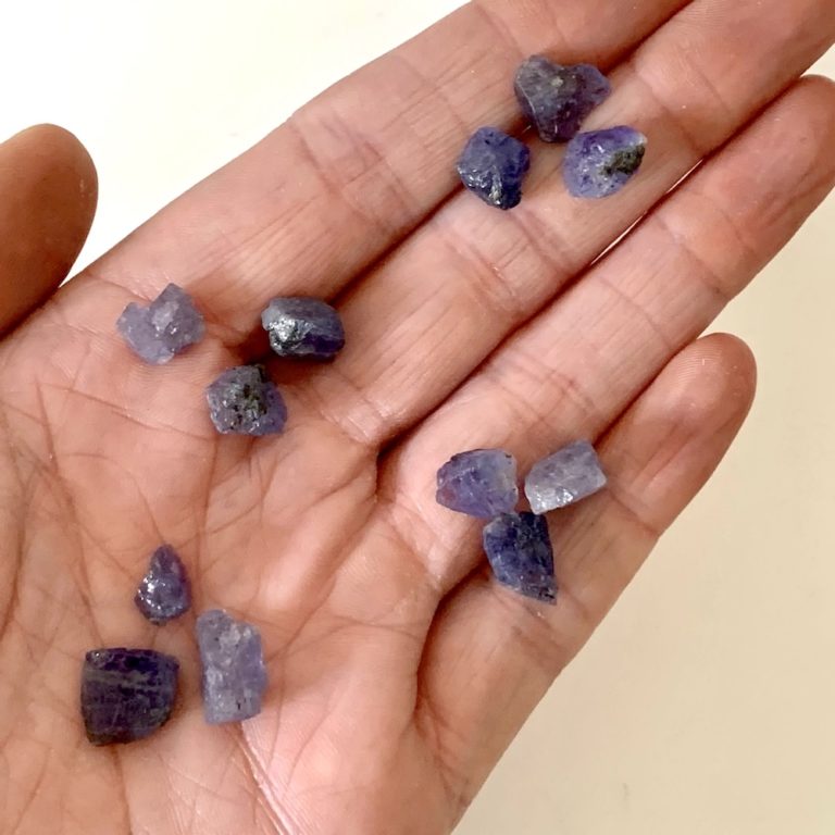 Tanzanite Rough Nuggets 3 Piece Pack - Image 3