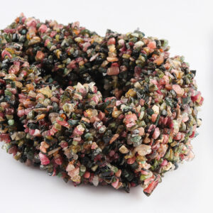3 x 5mm Multi Tourmaline Beads - Chip Gemstone Strand (80cm)