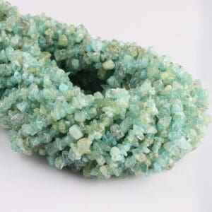 4 x 2mm Aquamarine Beads - Chip Gemstone Strand (80cm)