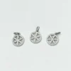 Heart Chakra Sterling Silver Charm Approx 10mm - Image 2