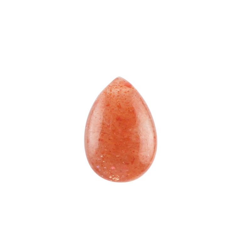 Sunstone Drop Approx 16 x 12mm with 1.25mm Side Drill Hole - Image 2