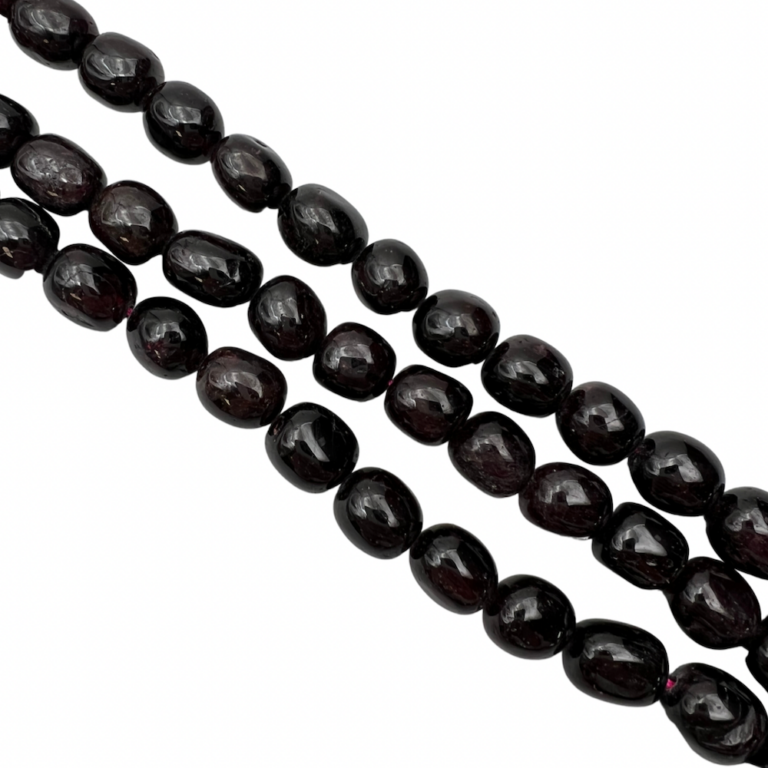 Garnet Large Tumble Approx 12 x 10mm Beads 38cm Strand - Image 2