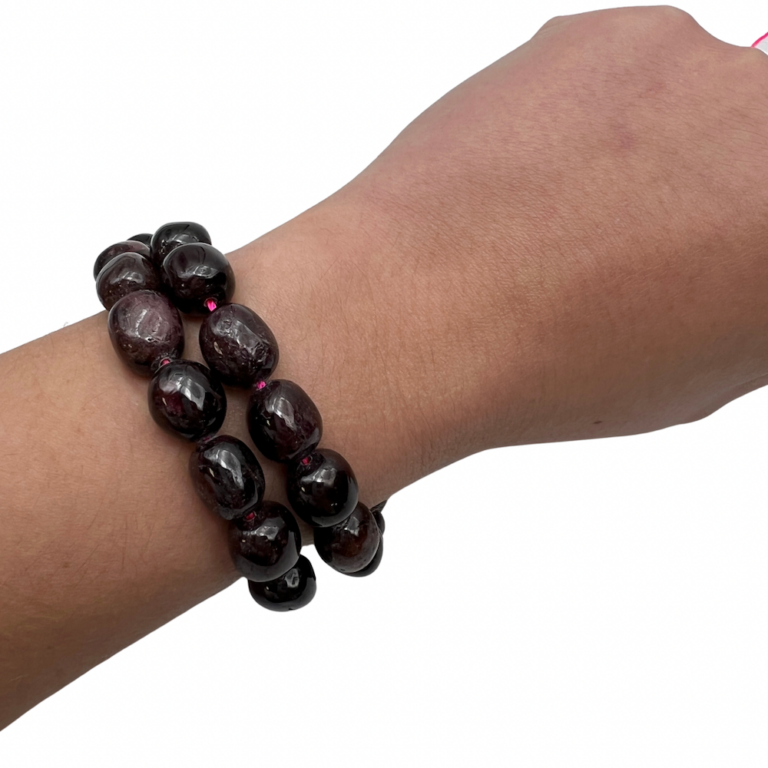 Garnet Large Tumble Approx 12 x 10mm Beads 38cm Strand - Image 4