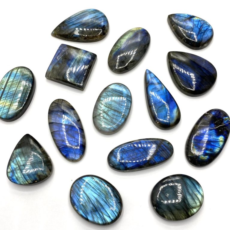 Labradorite Mixed Size & Shape Cabochons Approx 25 - 35mm 2 Piece Pack - Image 7