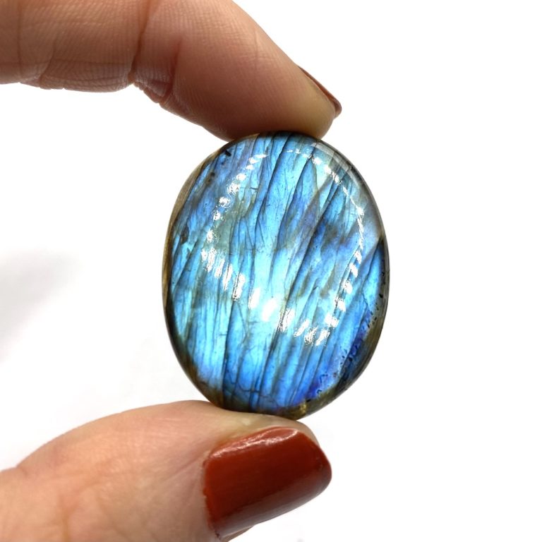 Labradorite Mixed Size & Shape Cabochons Approx 25 - 35mm 2 Piece Pack - Image 5