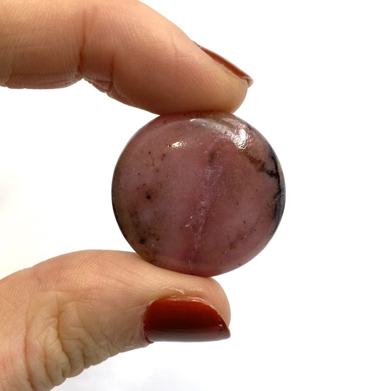 Rhodonite Mixed Shape Cabochons Approx 20 - 30mm 4 Piece Pack - Image 4