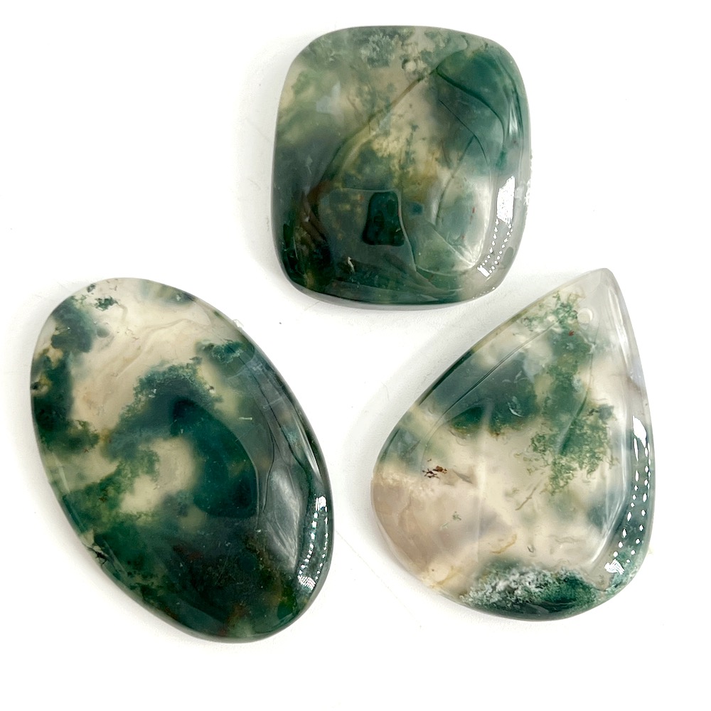 Rare Big Atrective Moss Agate Stone,Amazing Stones for shops jewelry,natural Moss Agate,loose stone,semi precious,cabochon: 195 Cts.(87X54 MM)