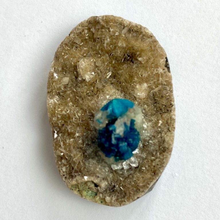 Cavansite Specimen on Matrix Oval Cabochon Approx 35 x 25mm - Image 2