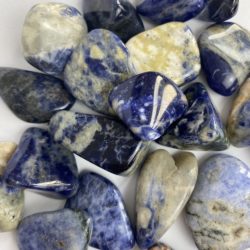 Sodalite Tumble Stones Approx 2.5cm 3 Piece Pack